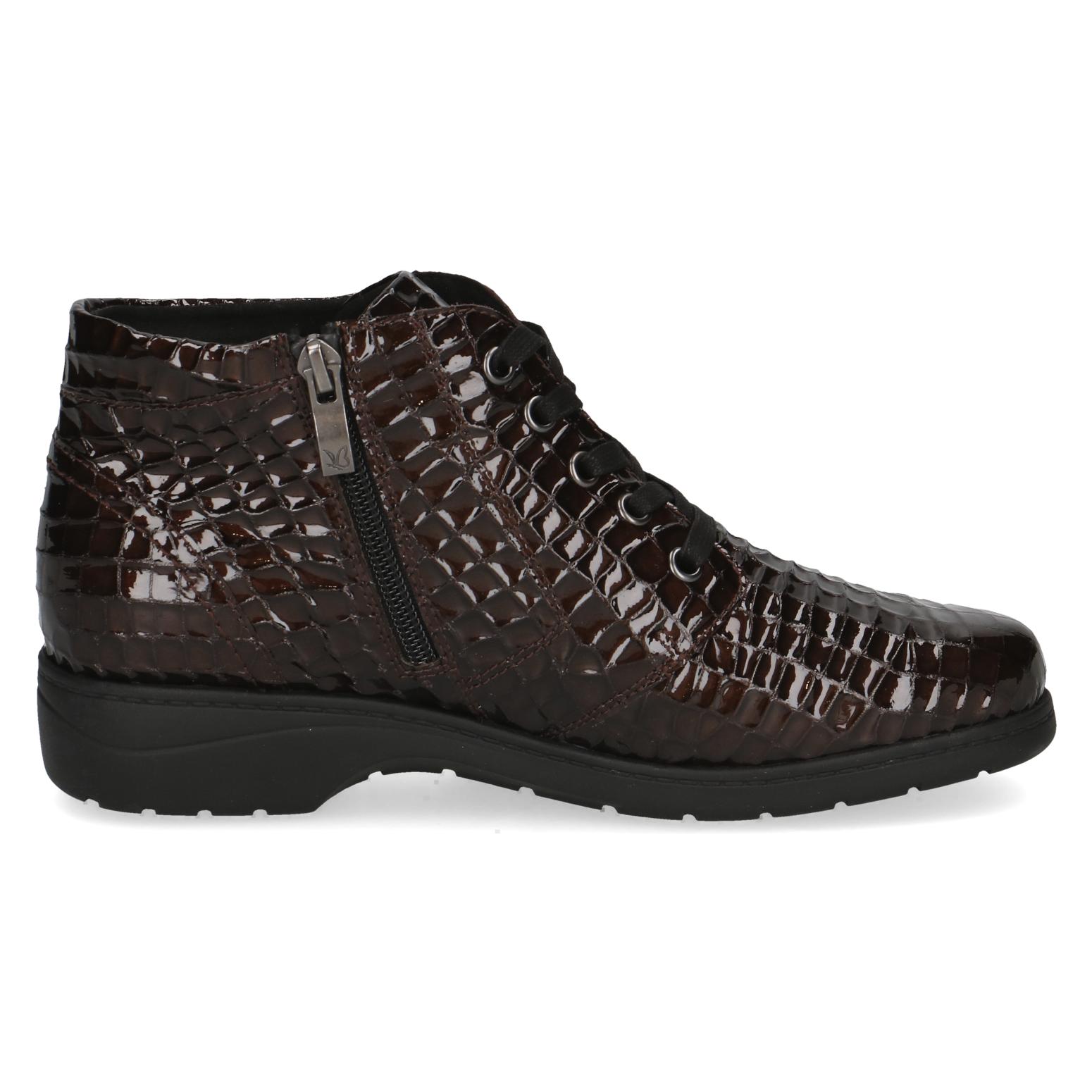 Ботинки женские BROWN CROCO 9-25152-41-397