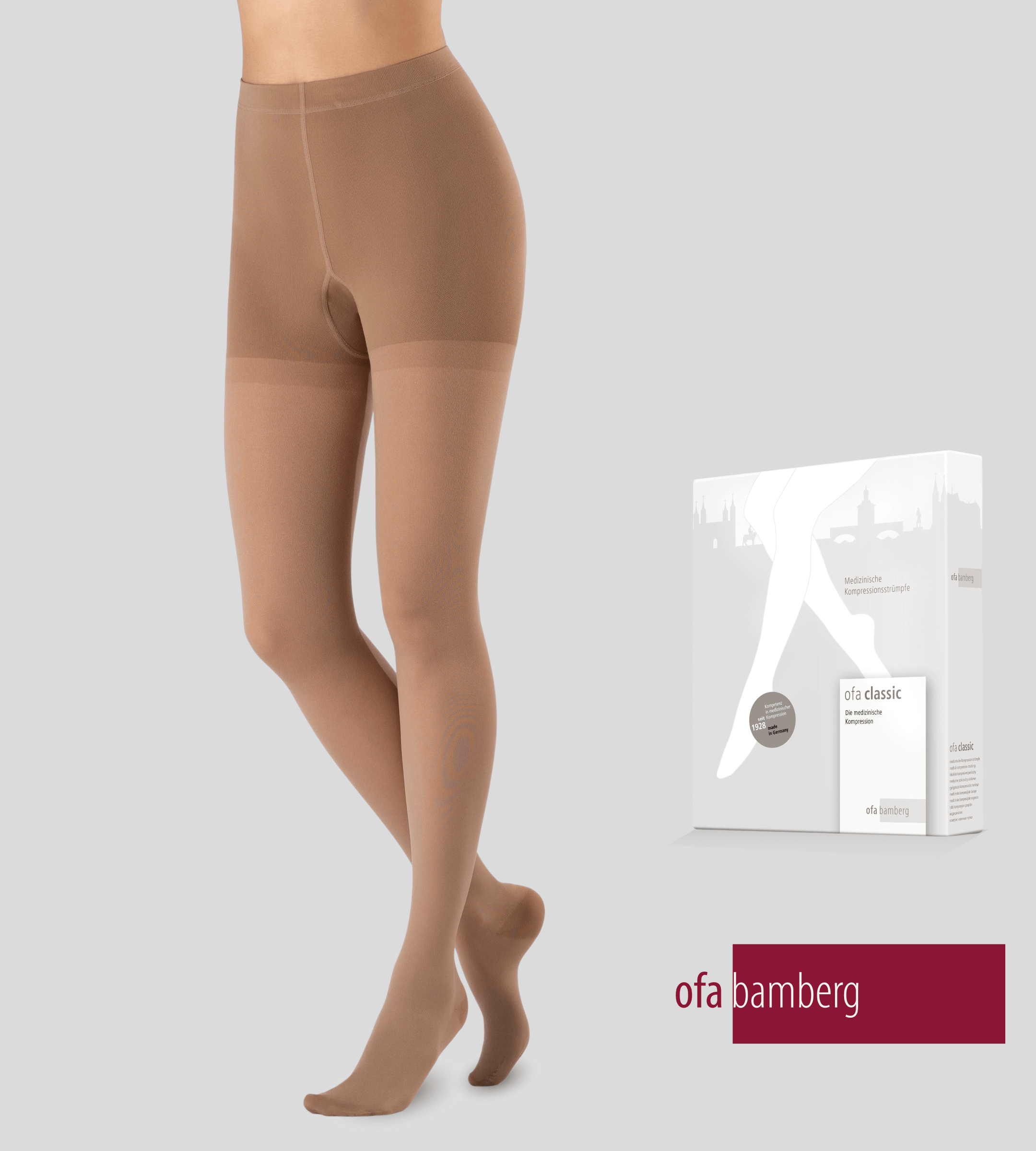 Колготки Ofa Classic 2 класс закрытый мыс, Короткие