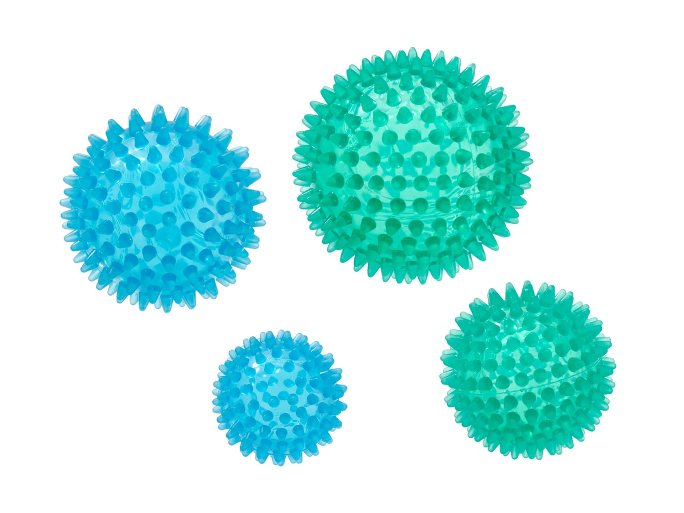 Мяч "Massageball Reflex " 6 см(синий), 2шт.