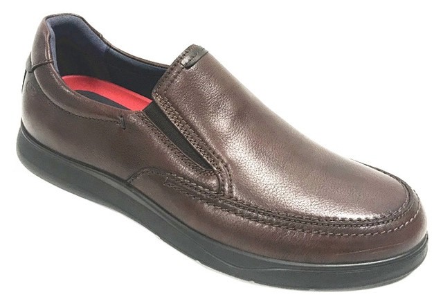 Полуботинки мужские коричневые, 4772 LEATHER BROWN