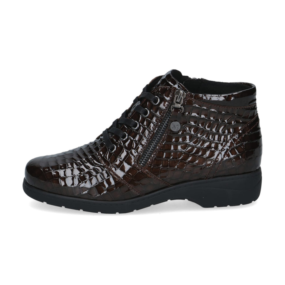 Ботинки женские BROWN CROCO 9-25152-41-397