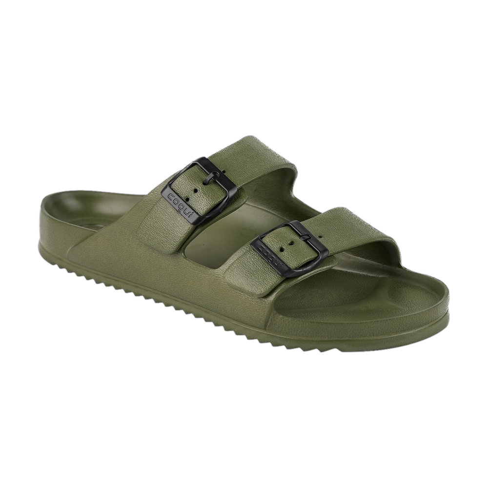 Мужские шлепанцы,зеленые 8301 Army green